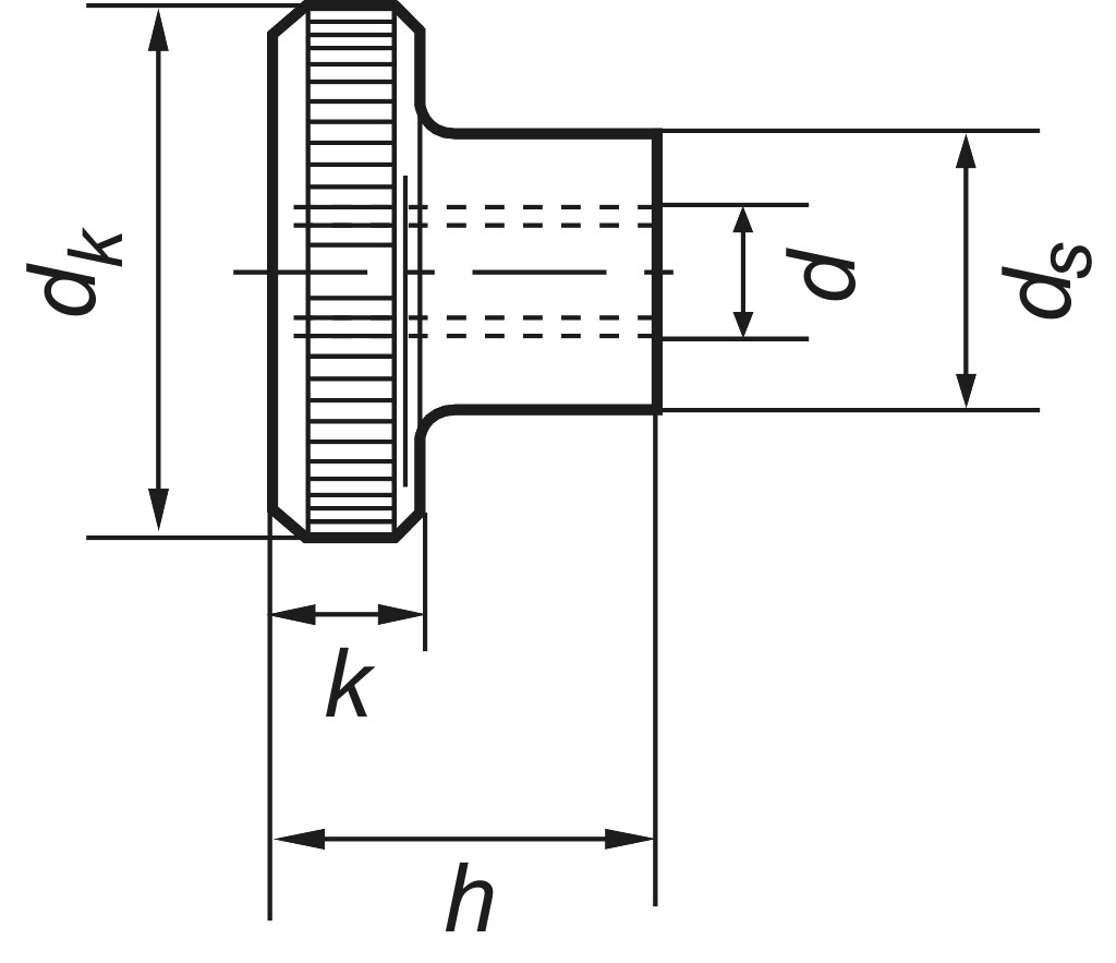 DIN 466  M 10  Güte 5